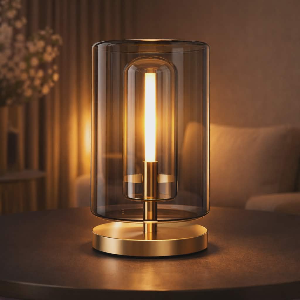 crystal table lamp luxury LED bedside lamp