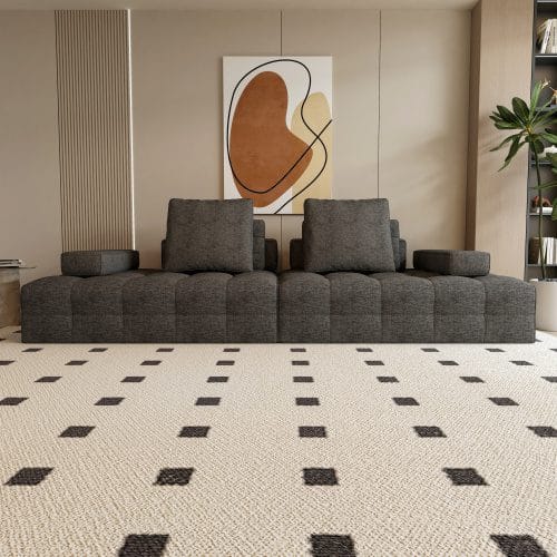 Sofa Couch For Living Room, Modern Loveseat Sofa With Extra Deep Seats, Comfy Armrests, Couches For Living Room Apartment Lounge, Easy Assembly, Grey